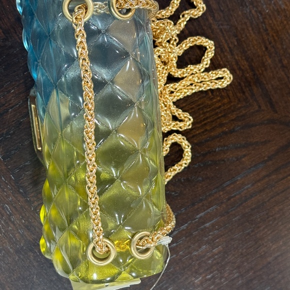 Green/Blue Transparent Small Jelly Purse NWT - Picture 4 of 7